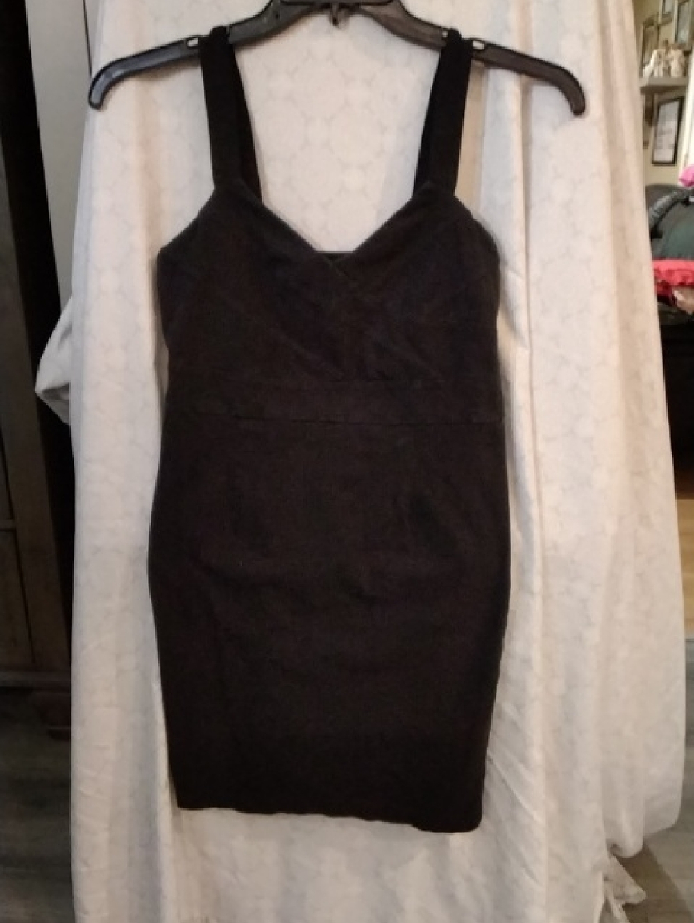 Black Knit Tank Dress